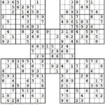 1001 Easy Samurai Sudoku Puzzles In 2020 Sudoku Puzzles Sudoku