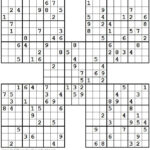 1001 Hard Samurai Sudoku Puzzles Sudoku Puzzles Sudoku Printable