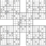 1001 Hard Samurai Sudoku Puzzles Sudoku Puzzles Sudoku Printable Sudoku
