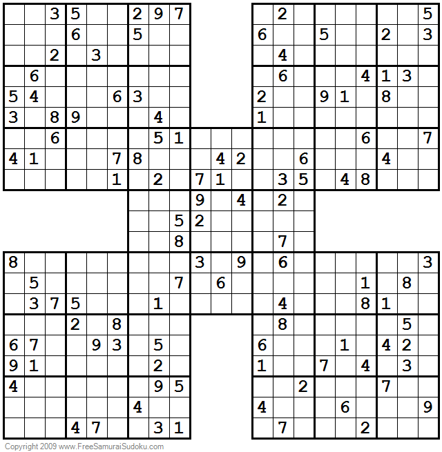 Printable Sudoku H Ninja Online