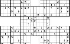 1001 Hard Samurai Sudoku Puzzles Sudoku Puzzles Sudoku Sudoku Printable