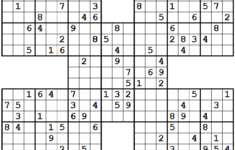 1001 Hard Samurai Sudoku Puzzles Sudoku Puzzles Sudoku Sudoku Printable