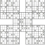 1001 Hard Samurai Sudoku Puzzles Sudoku Sudoku Puzzles Sudoku Printable