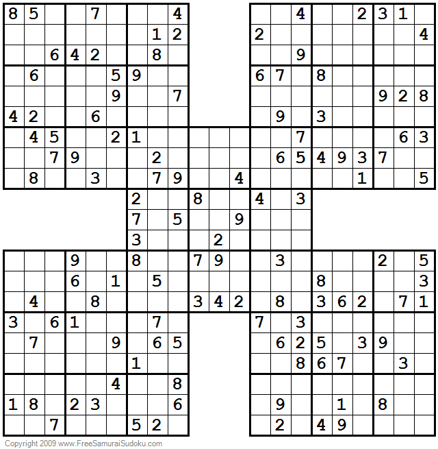 1001 Hard Samurai Sudoku Puzzles Sudokus Clase De Matem ticas 