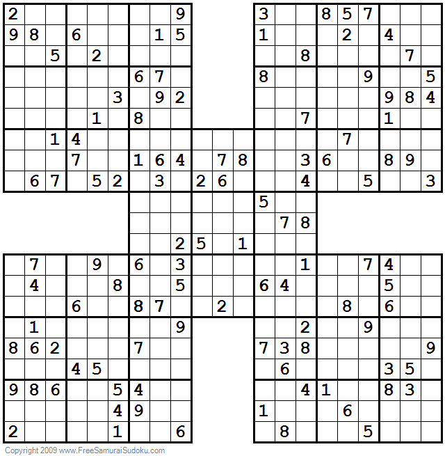 1001 Hard Samurai Sudoku Puzzles Sudokus Clases De Computacion 