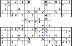 1001 Moderate Samurai Sudoku Puzzles Sudoku Puzzles Sudoku Sudoku