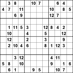 Printable Free Sudoku Puzzles To Print 12 X 12 Prints Online