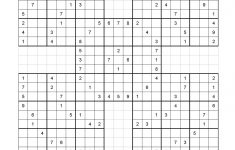 13 Grid Samurai Sudoku Sudoku Printable