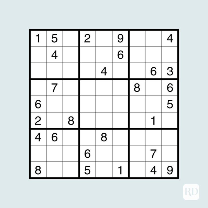 Free Printable Medium Sudoku