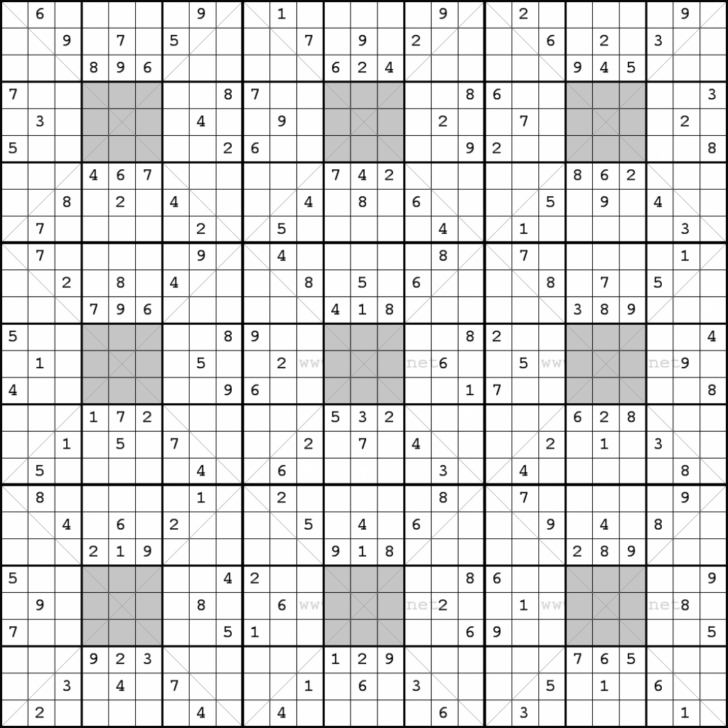 Printable 25×25 Sudoku Print For Free