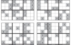 4 Best 16 Sudoku Printable Printablee