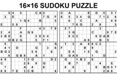 4 Best 16 Sudoku Printable Printablee
