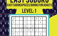 480 Easy Sudoku Easy Sudoku Puzzle Books For Adults Level 1