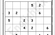 6x6 Blank Sudoku Printables For Elementary Grades EnglishBix