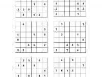 6x6 Sudoku Puzzle For Kids