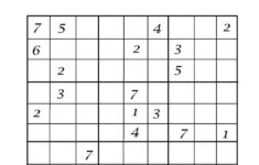 9 X 9 Sudoku Printable Sudoku Printable