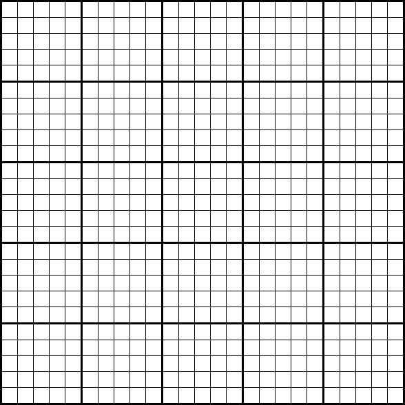 Alphadoku 25x25 Sudoku Puzzle To Print Symmetric Level Beginner No 1 