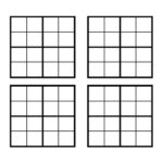 Blank 4 4 Sudoku Grid AllFreePrintable