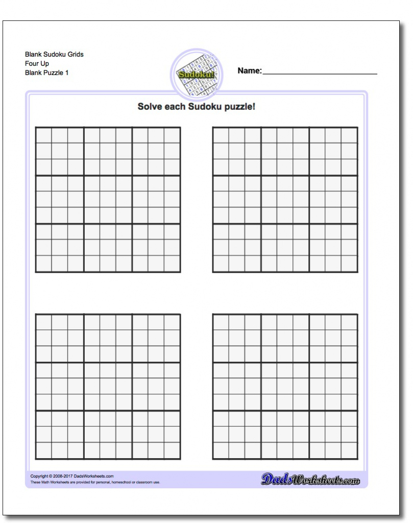 Blank Soduko Kleo bergdorfbib co Printable Sudoku Grids 2 Per Page 