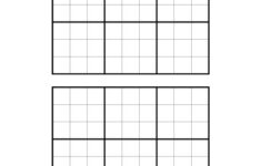 Blank Sudoku Grid PDF Format E database