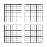 Blank Sudoku Printable 4 Per Page FreePrintableTM