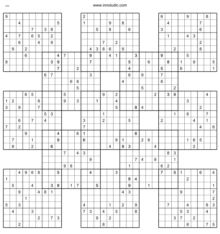 Printable Chain-Sudoku For Free