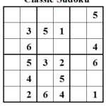 Classic Sudoku Mini Sudoku Series 14 Printable Puzzles For Kids