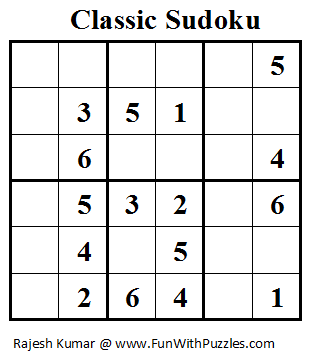 Classic Sudoku Mini Sudoku Series 14 Printable Puzzles For Kids 