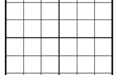 Clipart 6x6 Empty Sudoku Grid