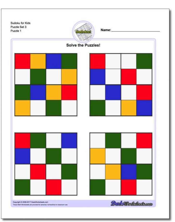 Color Sudoku Printable Homesecurityla Printable Color Sudoku - Lyana ...