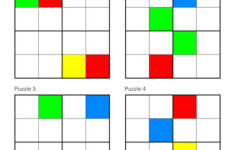 Colour Sudoku 4x4 Puzzles 4