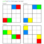 Colour Sudoku 4x4 Puzzles 5