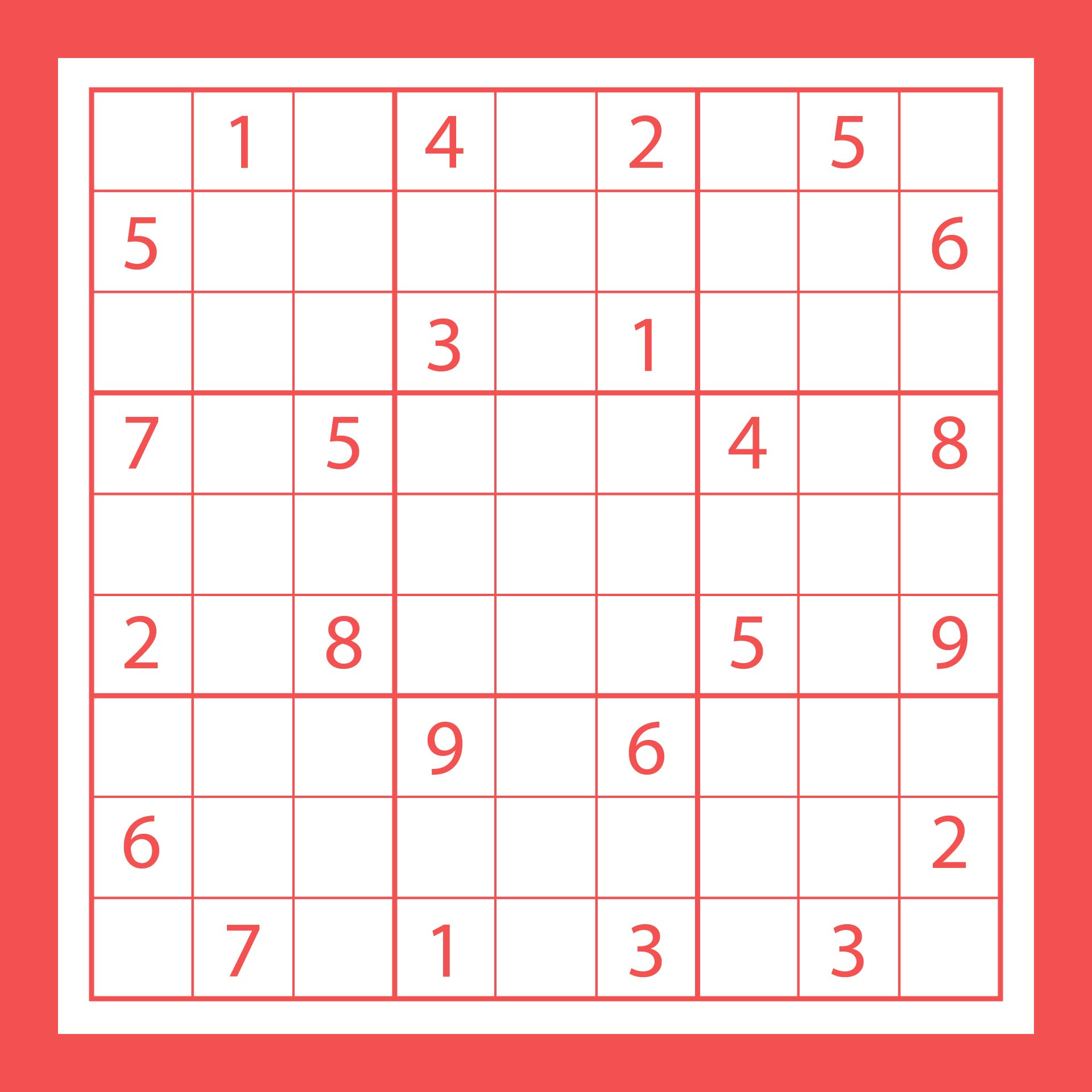 Daily Sudoku Print Out Sudoku Printable Easy Medium Hard Sudoku 