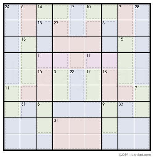 Daily Sudoku Solve This Puzzle At Krazydad Intermediate Killer 