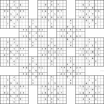Double Harakiri Sudoku X Printable Multi Sudoku Puzzles Printable