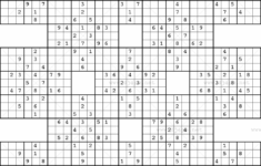 Double Harakiri Sudoku X Printable Multi Sudoku Puzzles Printable