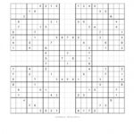 Double Harakiri Sudoku X Printable Sudoku Puzzles Samurai Printable