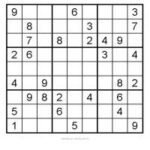 Easy 3x3 Sudoku 8