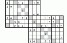 Easy Double X Sudoku 1 Sudoku Sudoku Puzzles Puzzle Game