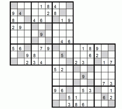 Double Sudoku Printable