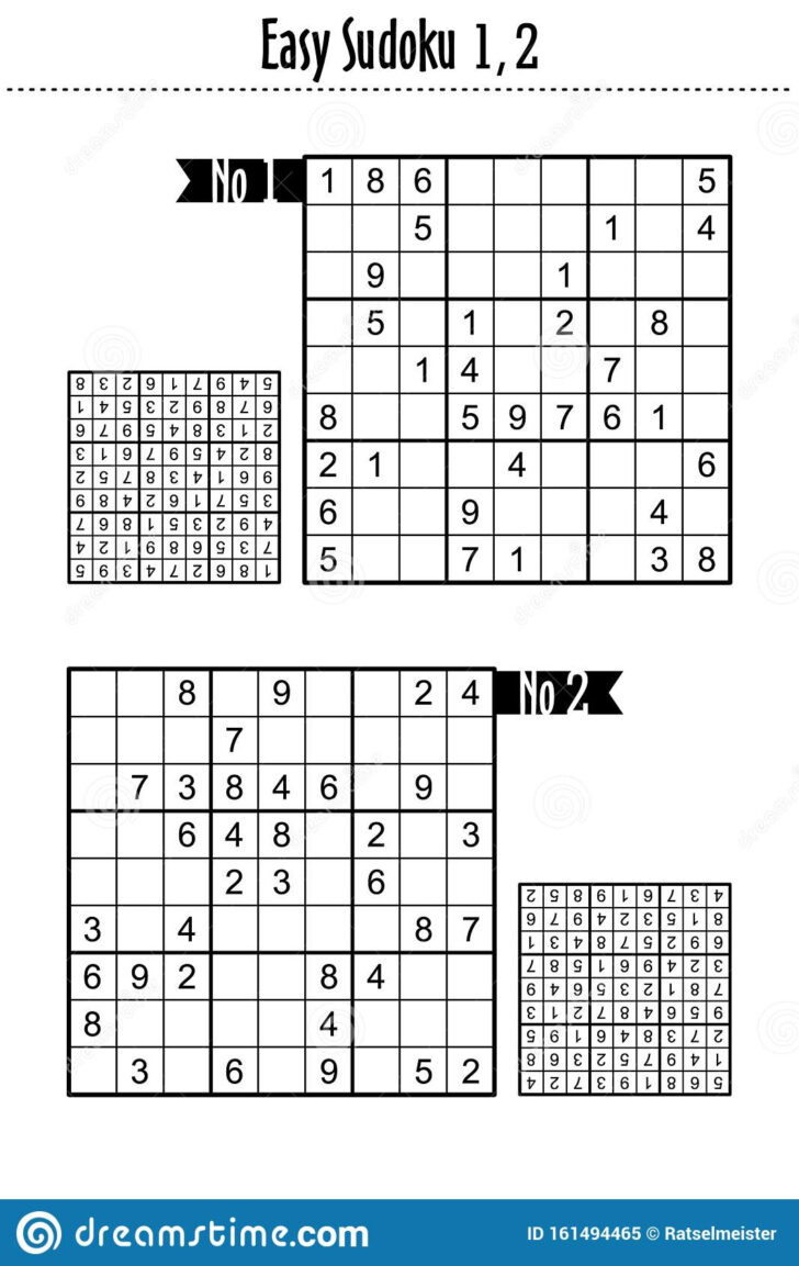 Sudoku Printable Levels 1 And 2