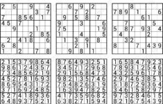 Easy Sudoku Printables With Answers Sudoku Printable