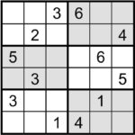 Easy Sudoku Puzzles To Print 6x6 Easy Sudoku 6x6 Related Keywords