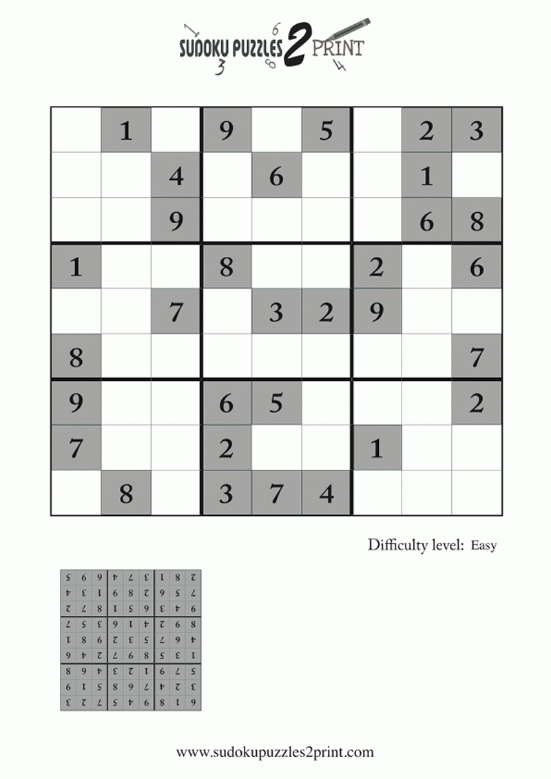 Easy Sudoku With Answers Pdf Dobraemerytura