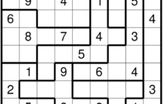Effortless Jigsaw Sudoku Printable Jackson Website
