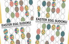 Egg cellent Easter Egg Sudoku Puzzles Free Printable Sudoku Easter