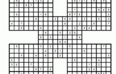 Expert Samurai Sudoku 4 Expert Samurai Sudoku To Print And Download