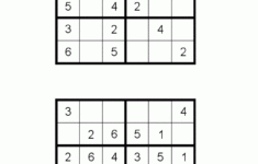 Free Kid Sudoku Puzzle 6x6 Page 1