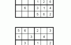 Free Kid Sudoku Puzzle 6x6 Page 3
