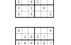 Free Kid Sudoku Puzzle 6x6 Sudoku Puzzles Sudoku Maths Puzzles